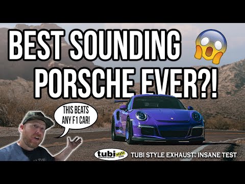 Is this the BEST sounding Porsche GT3RS?! | Tubi Style Exhaust INSANE Driving Test
