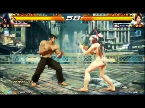 Tekken 7 FR - Jin(Pay-Chan) vs Asuka, Kazuya, Akuma