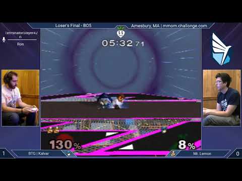 MMOM159 SSBM - Kalvar (Marth) vs. Mr. Lemon (Dr. Mario) - Melee LF