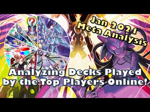 Yu-Gi-Oh! | January 2021 Meta Analysis! Analyzing Deck Performance of Top 25 Ranked Players on DB