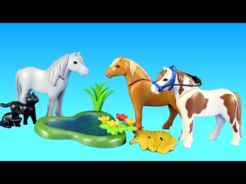 Playmobil Country Pony Farm Animals Building Set Toy Build Review