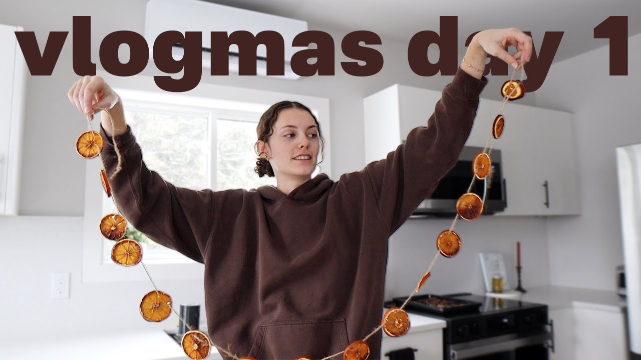decorating my new apartment for christmas! | vlogmas day 1 🎄