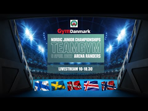 Nordic Junior Championships Teamgym 9. april 2022