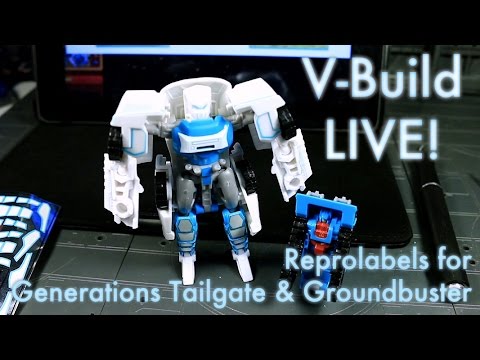 Reprolabels for Generations Tailgate - V-Build 70 - May 25 2015