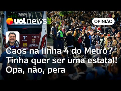 Linha 4-Amarela do Metrô em SP é privatizada e teve concessão defendida por Tarcísio | Sakamoto