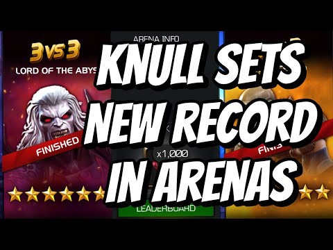 Knull 6* Arena Results Current World Records Thoughts/Possible solution in Marvel Contest of Champ