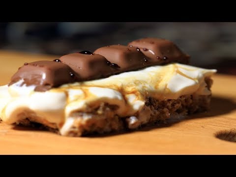 Tarta de queso y kinder sin horno