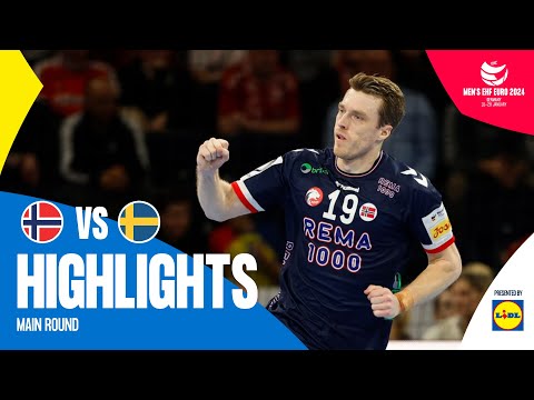 EHF Euro 2024| Noruega 33-23 Suécia (Main Round, ...