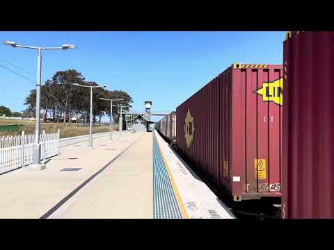 NR64 / NR99 / NR91 - 6MB4 passing Beresfield - 14/10/23