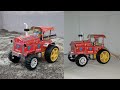 How To Make Matchbox Tractor At Home Tractor Cultivator Using Syringe DIY Matchbox Tractor