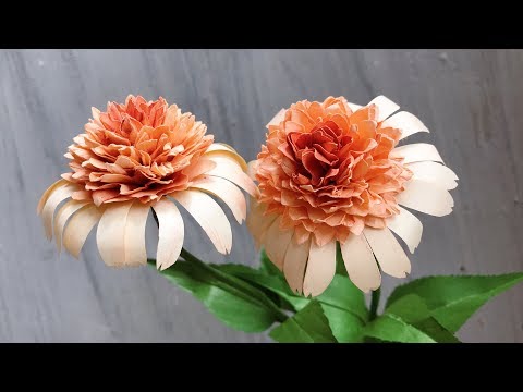 ABC TV | How To Make Echinacea Supreme Paper Flower With Shape Punch - Craft Tutorial