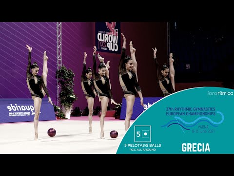 Grecia (5 pelotas/5 balls) - Competicion conjuntos European Championship Varna 2021
