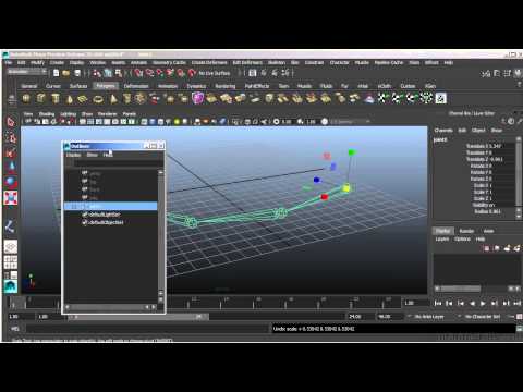 Autodesk Maya 2015 Tutorial | Rigging And Weighting: Understanding Joints