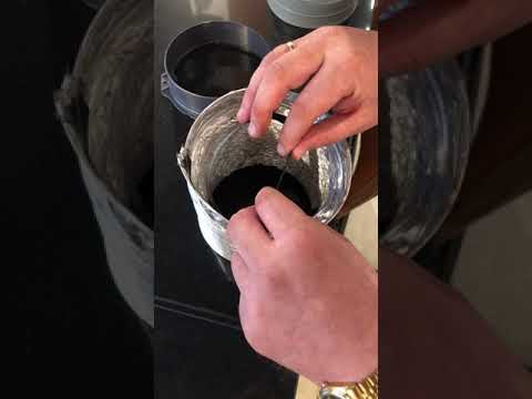 Видео обзор на подключение воздуховода к переходнику