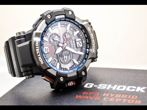 Casio GSHOCK GRAVITY MASTER GPW1000-1A REVIEW | How To Set Time | LIGHT DISPLAY
