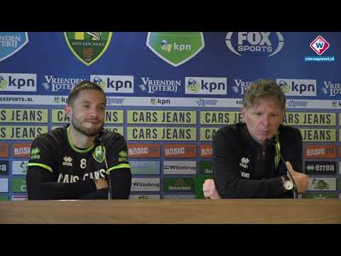 ADO-trainer Fons Groenendijk blikt vooruit op Fortuna Sittard