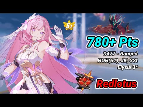 Redlotus D477: Kalpas (Ranged) 780+ Pts - HOH(S1), JK, SSt, Elysia 3* - Honkai Impact 3rd