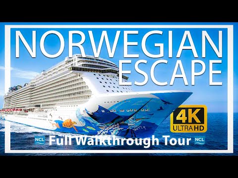 Norwegian Escape | Full Walkthrough Tour & Review | 4K Ultra HD | Norwegian Cruise Lines