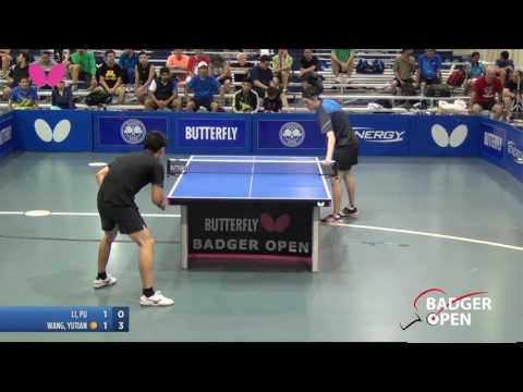 2016 Butterfly Badger Open - Open Singles Semi-Finals #1