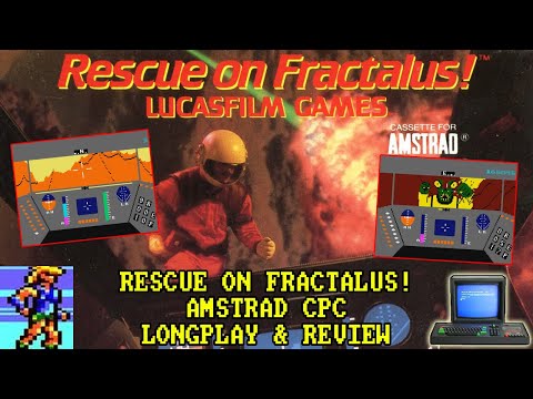 [AMSTRAD CPC] Rescue On Fractalus! - Longplay & Review
