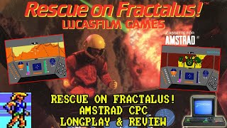 [AMSTRAD CPC] Rescue On Fractalus! - Longplay & Review