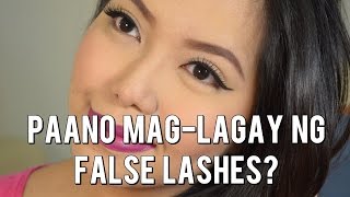 PAANO MAG-LAGAY NG FALSE LASHES? - saytiocoartillero
