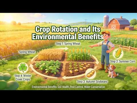 Crop Rotation and Its Environmental Benefits: A Sustainable Farming Practice! (2 Minutes)