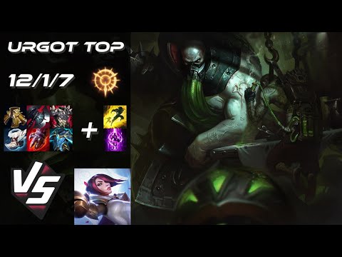 TOP Urgot vs Fiora - NA Challenger Patch 14.23