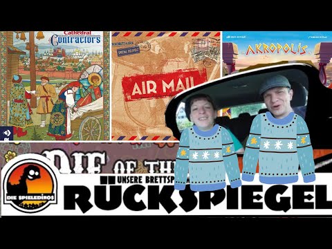 Unsere Brettspielwoche im Rückspiegel #48 Air Mail : Akropolis : Die of the Dead : Splito uvm.