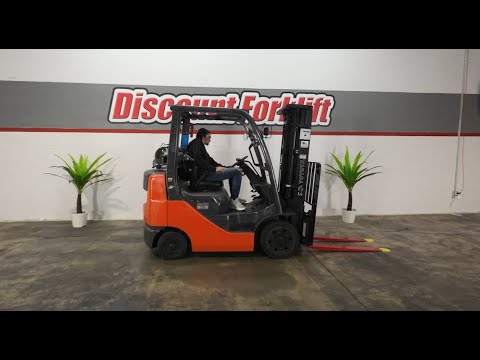 TOYOTA 8FGCU25 5,000lbs LP(Propane) #8975 - Forklift for Sale