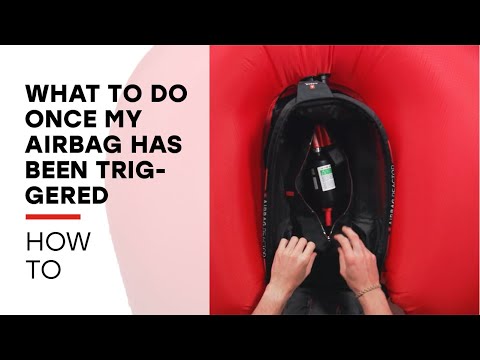 What to do once I have triggered my ARVA airbag backpack ?