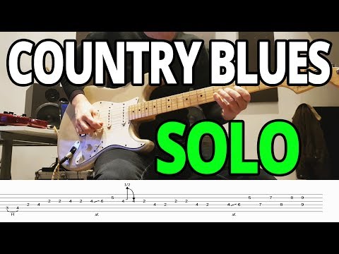 16-Bar Country-Blues Licks in A - Guitar Lesson
