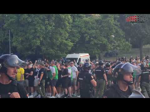 SRB: Partizan Belgrade - Hibernian F.C. [scottish fans]. 2025-08-07