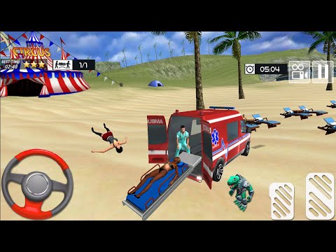 Summer Coast Guard Beach Bay #6 Ambulance Rescue Simulator! Android gameplay