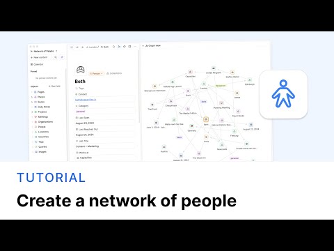 Create a Network of People in Capacities