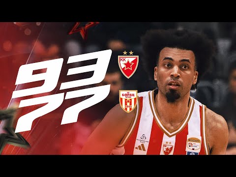 SVI POENI ZVEZDE - KK Crvena zvezda Meridianbet vs. KK Borac 93:77 | Četvrtfinale Kupa Radivoj Korać