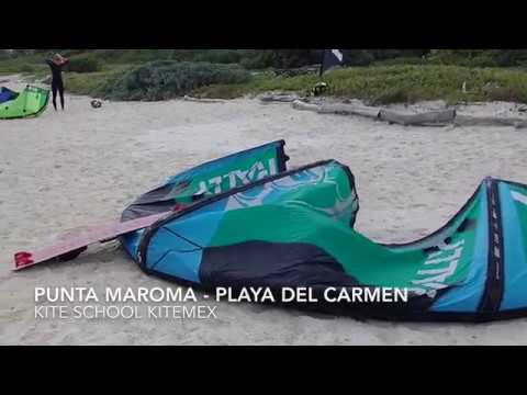 Kiten - Kitesurfing in Yucatan / Mexico (El cuyo, Isla blanca, Playa del Carmen) - Roadtrip