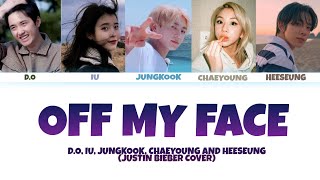 Download lagu JUNGKOOK (BTS), HEESEUNG(ENHYPEN) CHAEYOUNG (TWICE), D.O (EXO) & IU - OFF MY FACE (COVER) LYRICS mp3