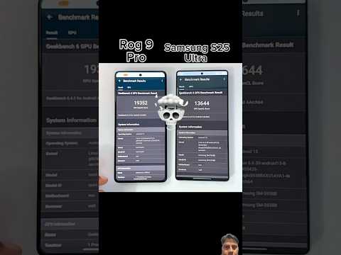 Samsung S25Ultra vs Asus ROG 9 Pro