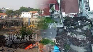 Video Penampakan Jalan Raya Gubeng Pasca-ambles dan Penyebab Amblesnya