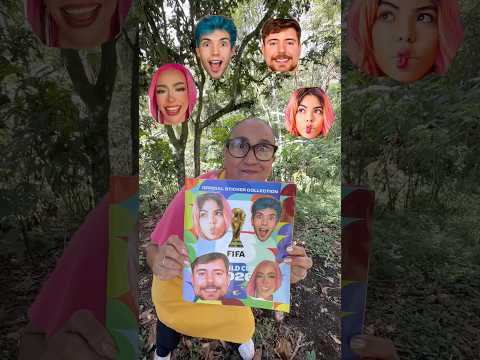 Encontré el álbum con caras de YouTubers!!⚽️🤯