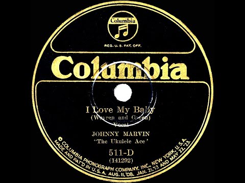 1925 Johnny Marvin - I Love My Baby (My Baby Loves Me)