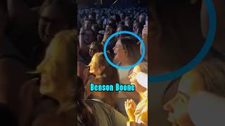 Benson Boone met his ex girlfriend from middle school during a concert 😂