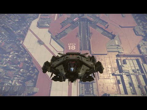 Star Citizen // Anvil Terrapin Reflections // Six Gatling Guns Equals FUN !!!