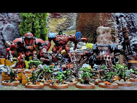 Grot Army! vs Emperors Children, Warhammer 40k battle report