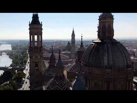 Catedral-basílica de Nuestra Señora del Pilar de Zaragoza - O Elevador da Torre - HD