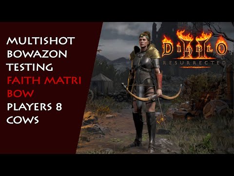 Physical Bowazon Series: Faith Matriarchal Bow, P8 Cows - Diablo 2 Resurrected