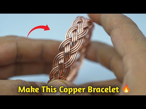 Handmade Copper Bracelet Tutorial/How it's made/jewelry making/gold Smith Luke 