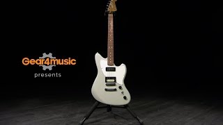 Video thumbnail for Fender PowerCaster PF, White Opal | Gear4music demo by Gear4music Guitars