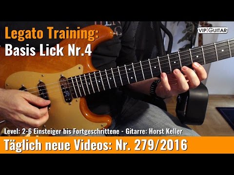 ✪ Legato Training ►Basis Legato Lick Nr.4